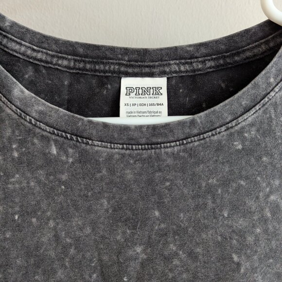 Ruched t-shirt dress, black, XS - Picture 3 of 6